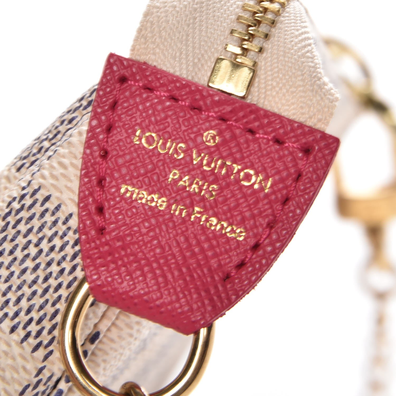 Louis Vuitton Damier Azur 2017 Christmas Animation Mini Pochette Accessories 5 of 7