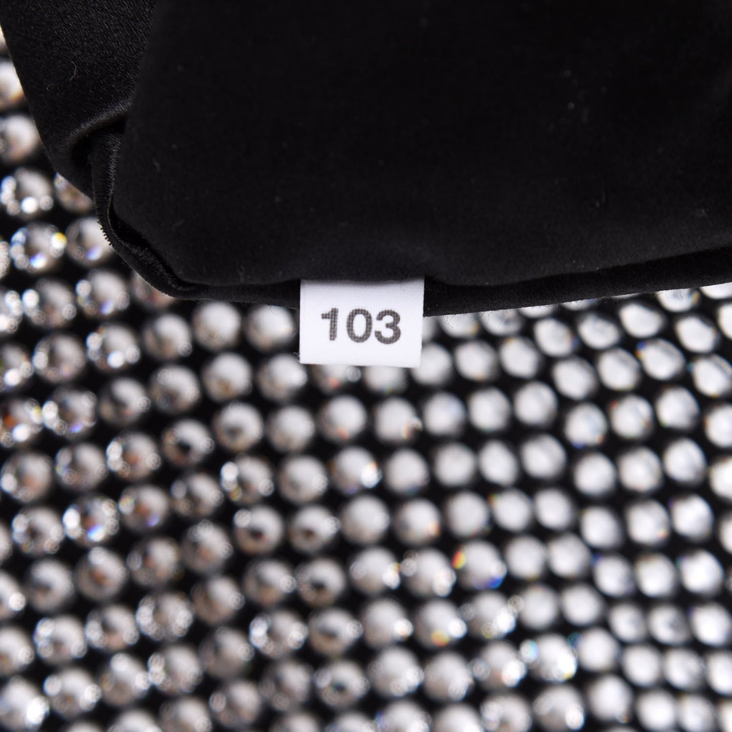 Satin Crystal Mini Re-Edition 2000 Bag Cristal