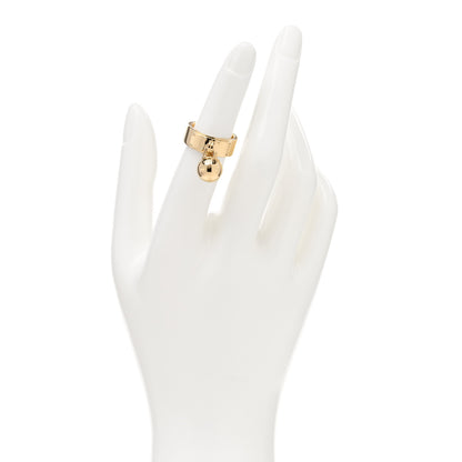 Tiffany 18K Yellow Gold HardWear Dangle Ball Ring 49 4.75 2 of 4