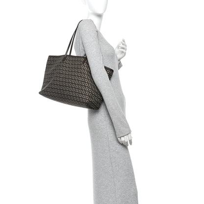 Fendi Zucchino Vitello Roll Tote Testa di Moro Beige 2 of 12