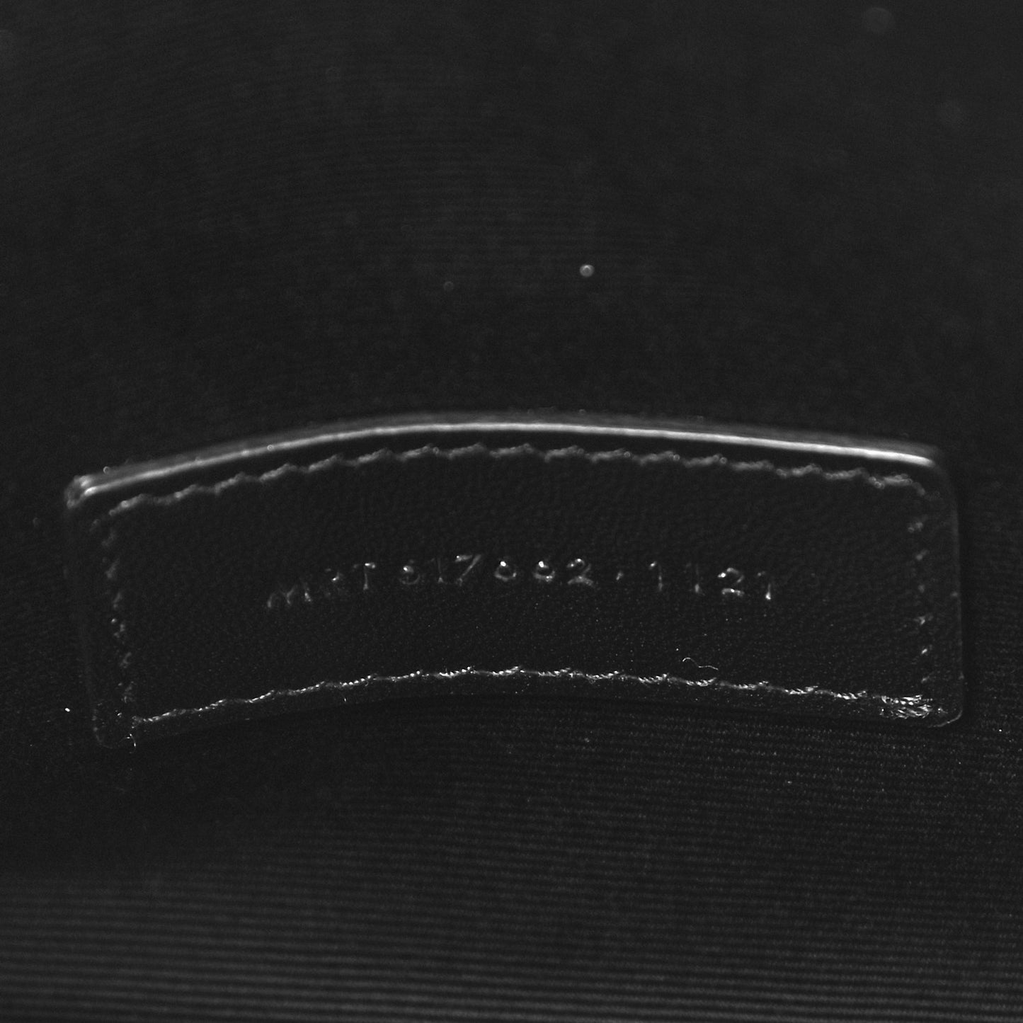 Grain De Poudre Matelasse Chevron Monogram Envelope Clutch Dark Beige