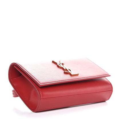 Saint Laurent Smooth Calfskin Monogram Kate Belt Bag Red 4 of 6