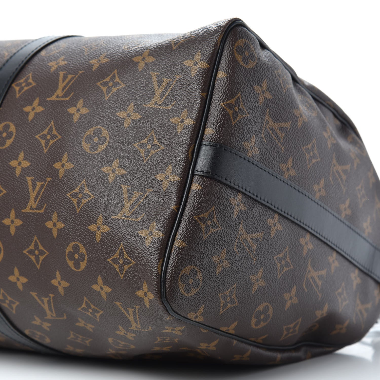 Louis Vuitton Monogram Macassar Keepall Bandouliere 45 7 of 9