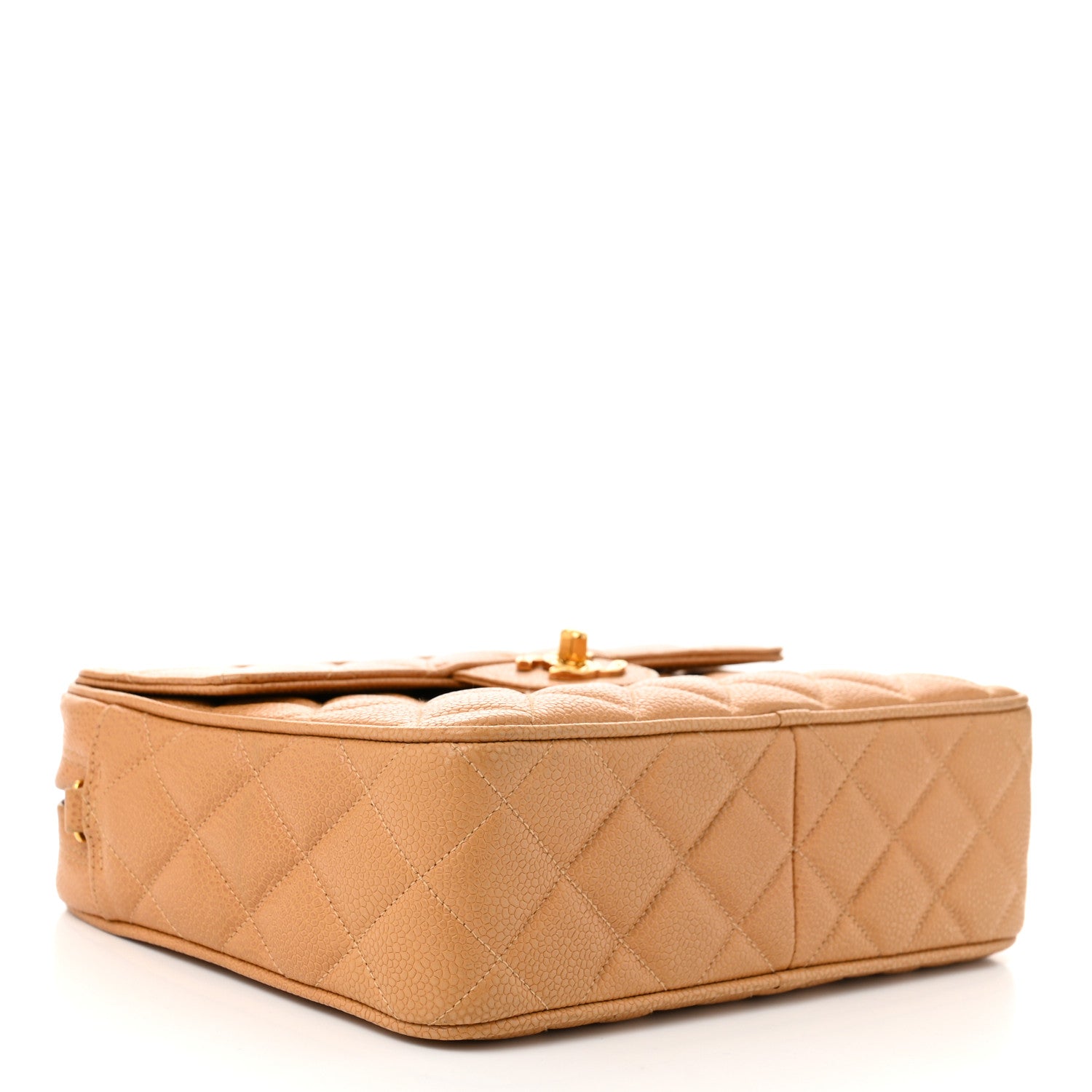 Chanel Caviar Quilted Camera Case Beige 4 of 14