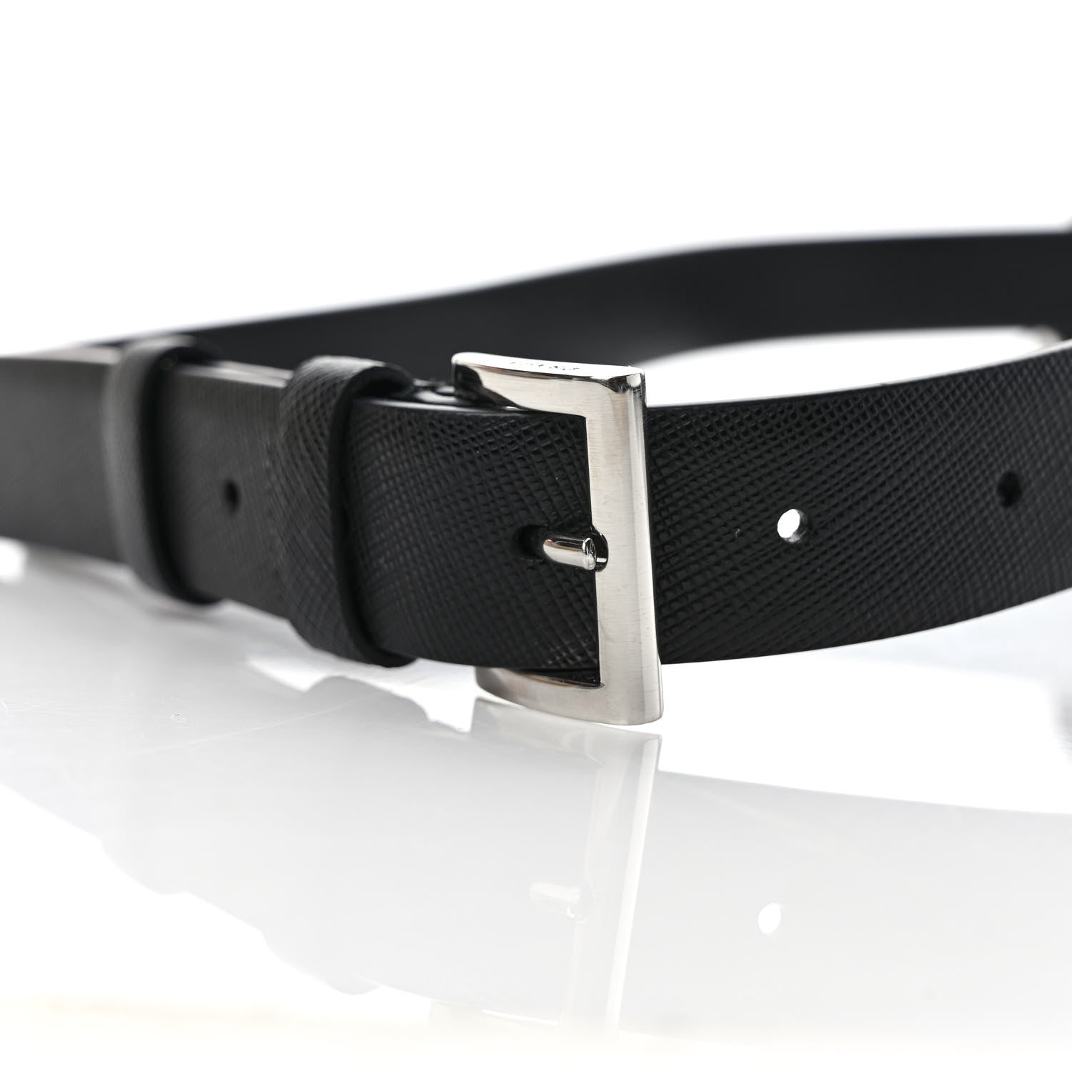 Prada Saffiano Belt With Nylon Pouch Black 10 of 10