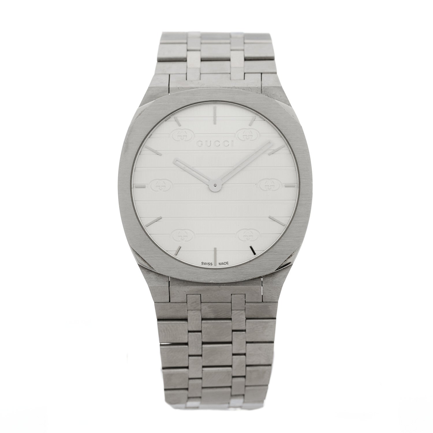 Gucci Stainless Steel 34mm 25H Quartz Watch 1 of 5