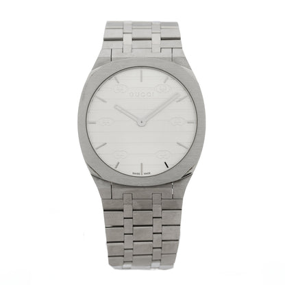 Gucci Stainless Steel 34mm 25H Quartz Watch 1 of 5