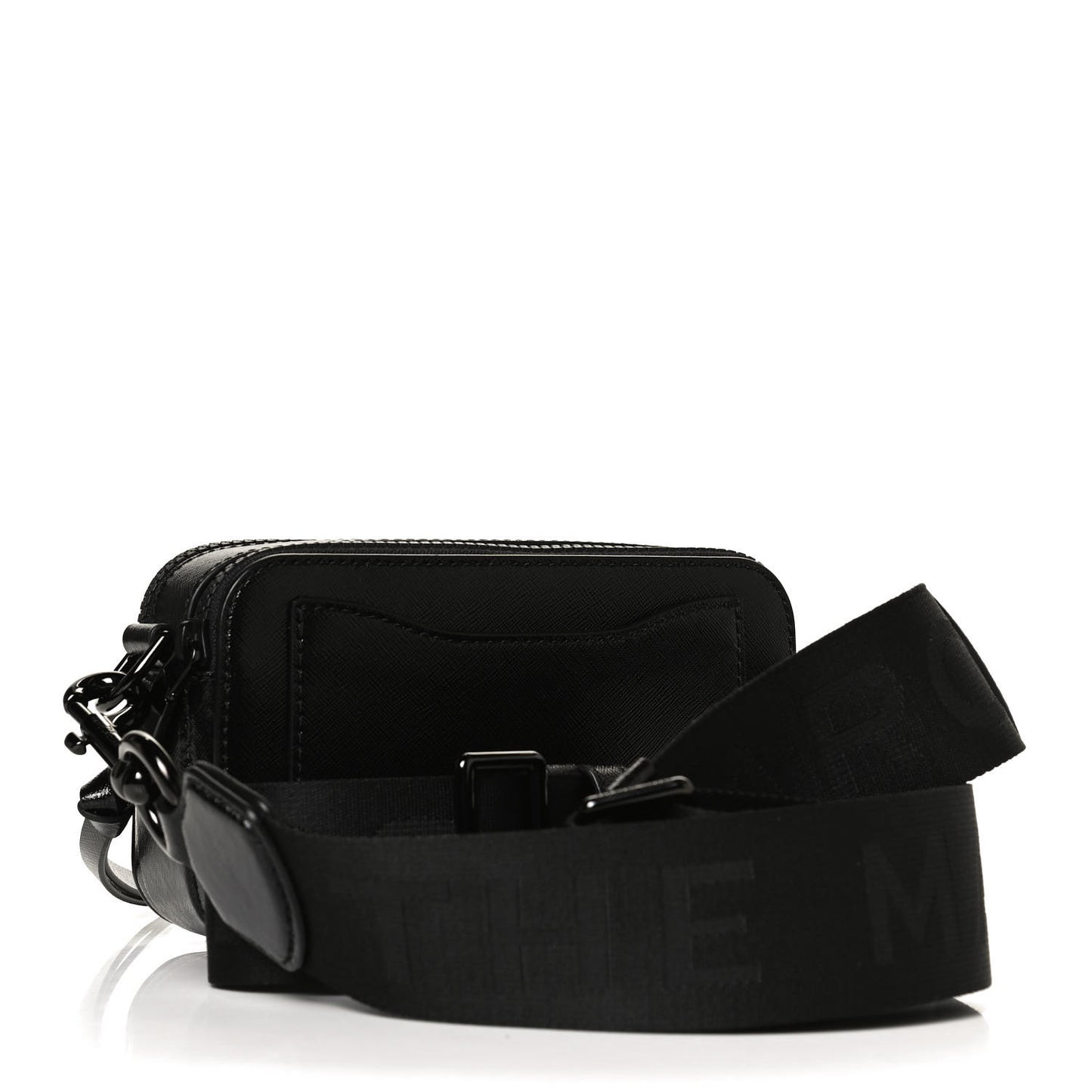Saffiano Small Snapshot Camera Bag Black