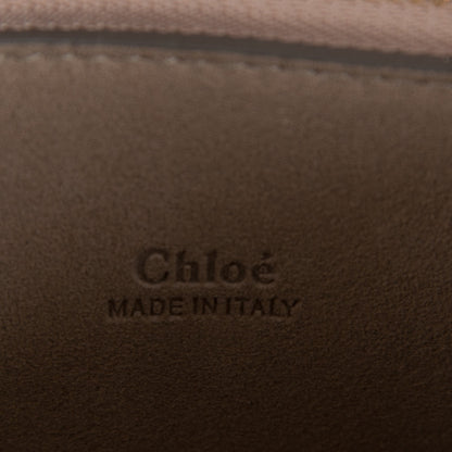 Chloe Calfskin Suede Medium Faye Shoulder Bag Motty Grey 6 of 7