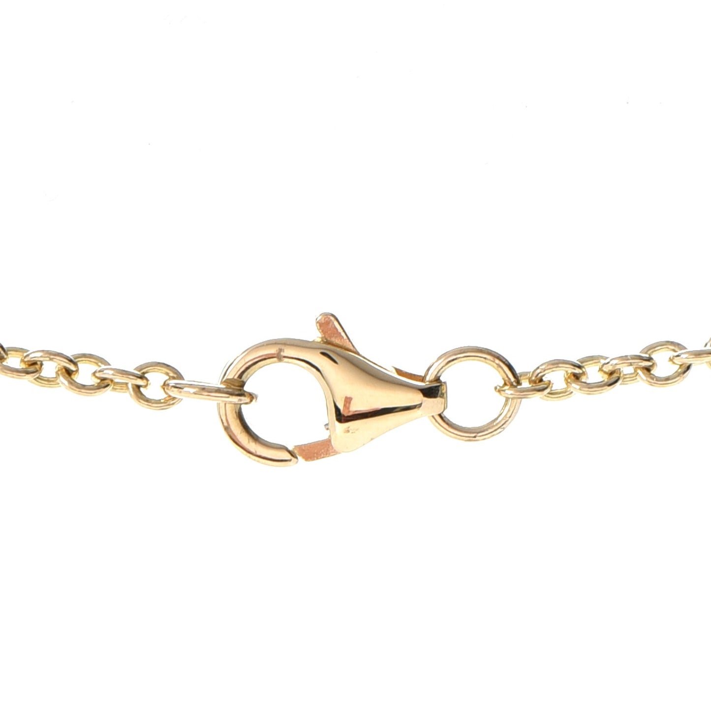 18K Yellow Gold Interlocking LOVE Necklace