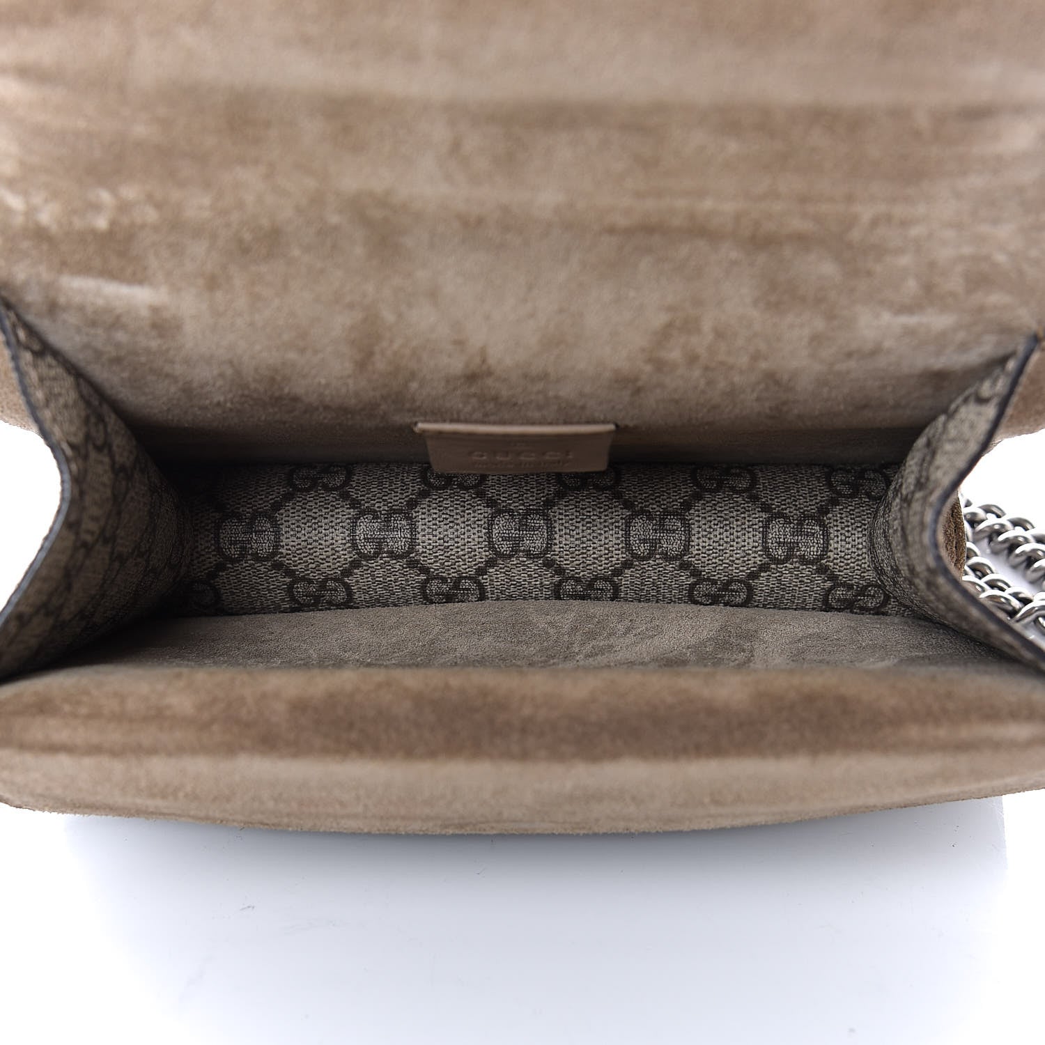Gucci GG Supreme Monogram Mini Dionysus Shoulder Bag Taupe 5 of 11