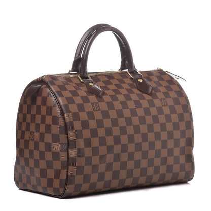 Louis Vuitton Damier Ebene Speedy 30 3 of 9