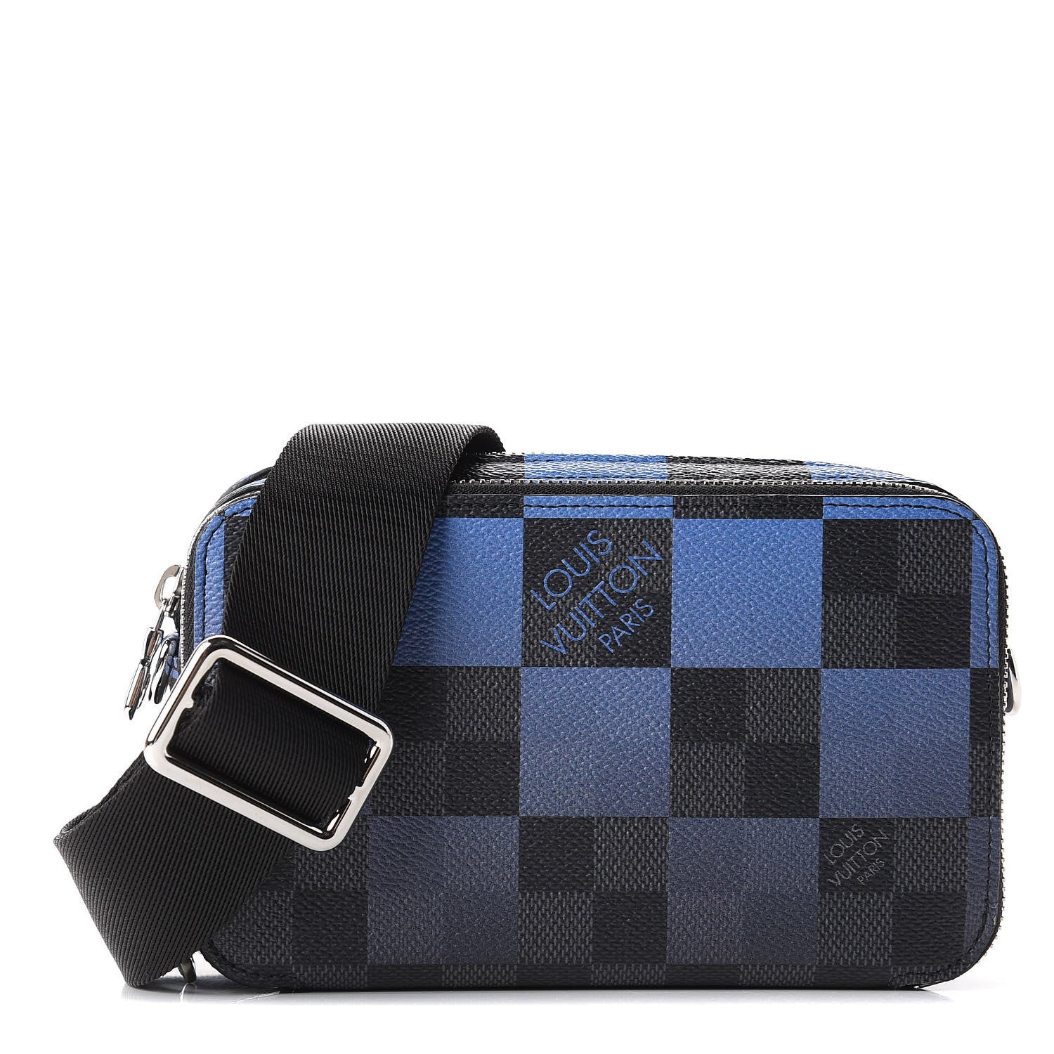 Louis Vuitton Damier Graphite Pixel Camera Bag Blue 1 of 11