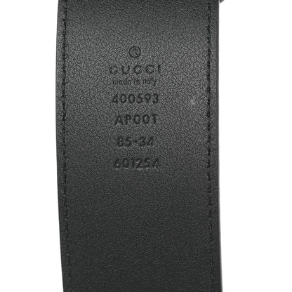 Gucci Calfskin Double G 40mm Belt 85 34 Black 3 of 5