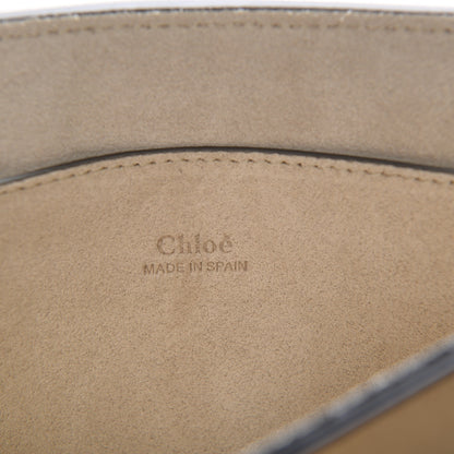 Chloe Suede Calfskin Small Faye Shoulder Bag Motty Grey 7 of 7
