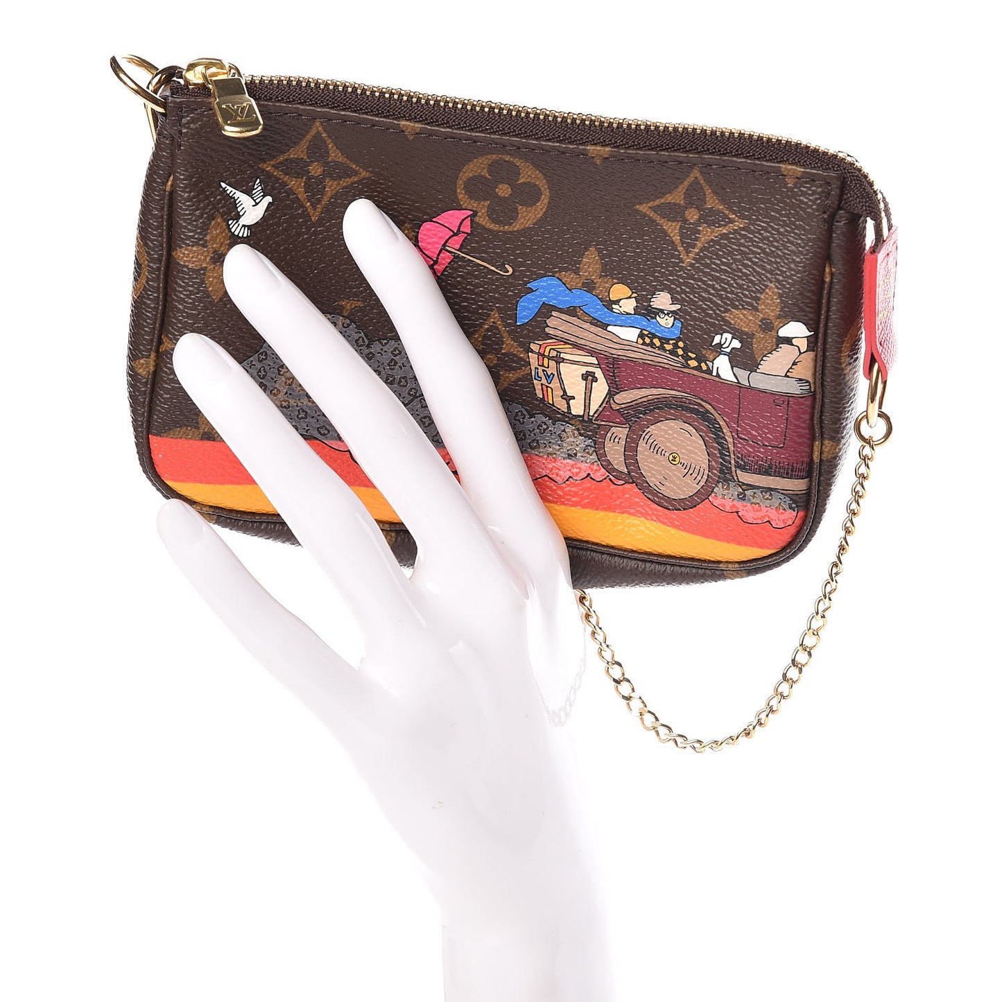 Monogram 2015 Christmas Animation Mini Pochette Accessories