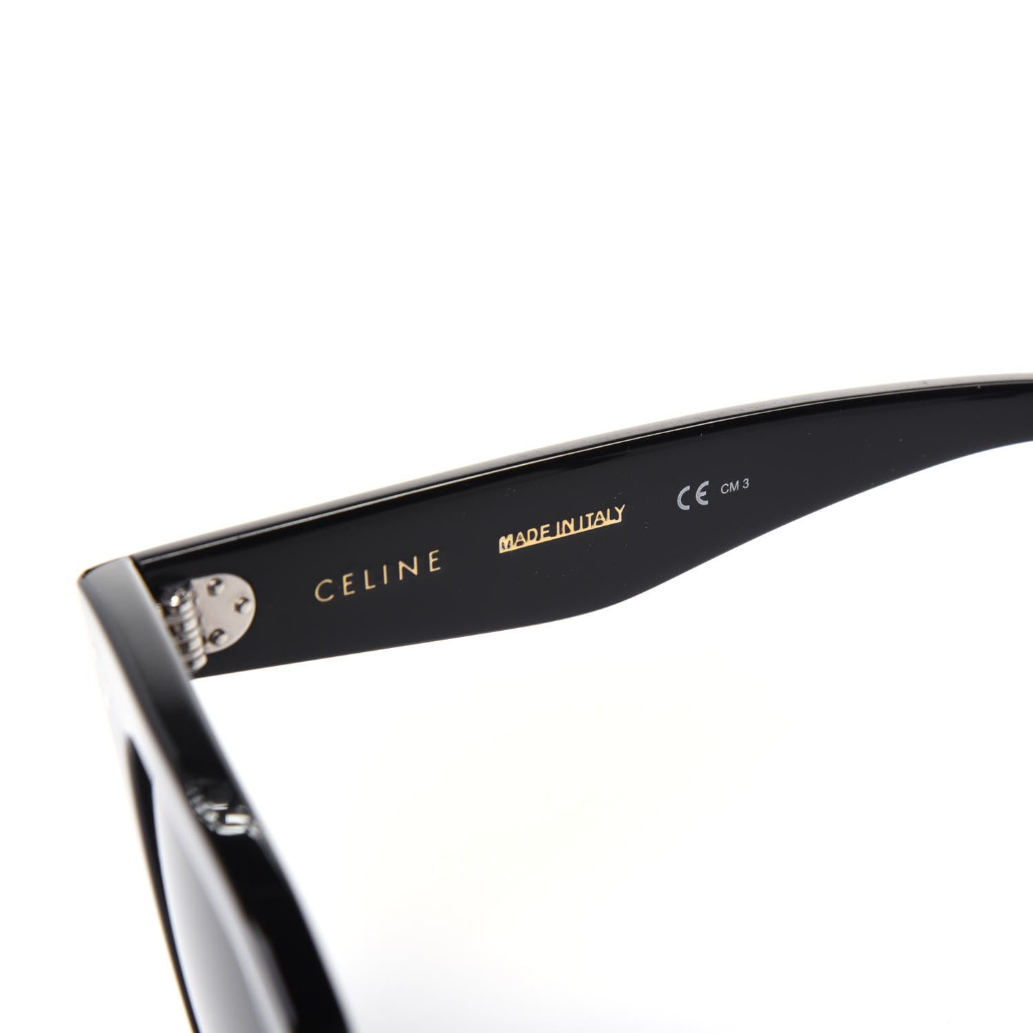 Celine Acetate Tilda Sunglasses CL 41076/S Black 6 of 7