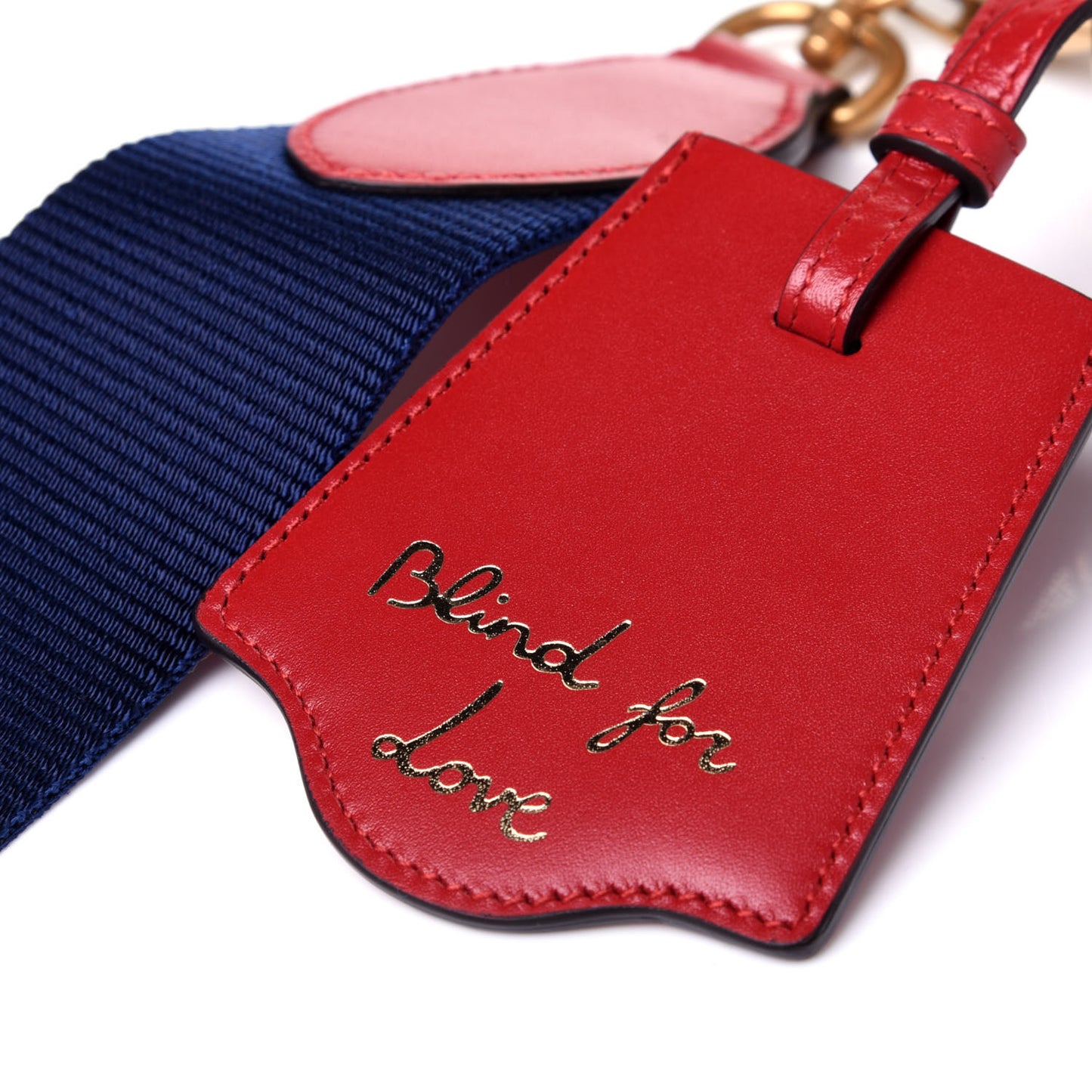 Calfskin Sylvie Web Queen Margaret Shoulder Bag Blue Agata Hibiscus Red Mystic White