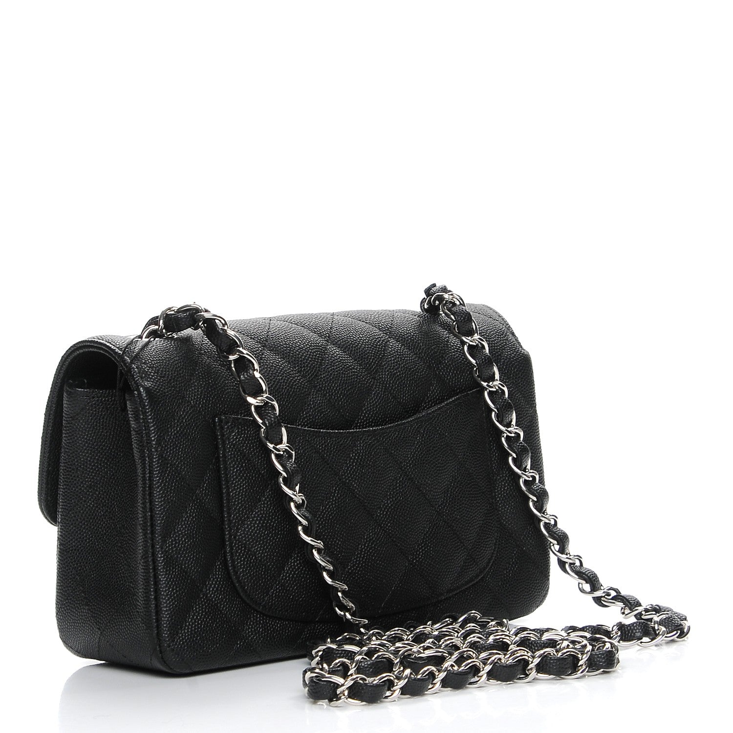 Chanel Caviar Quilted Mini Rectangular Flap Black 3 of 8