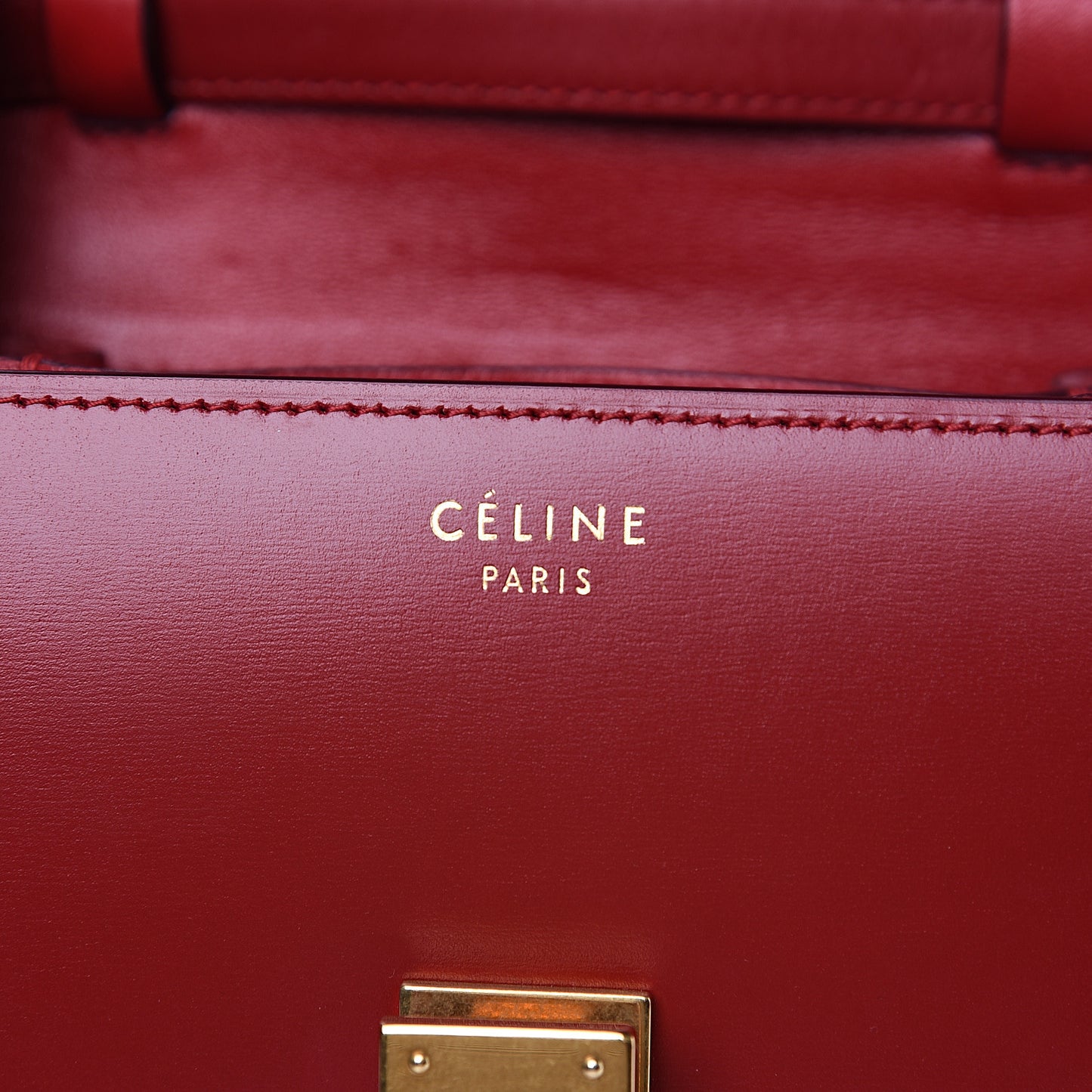 Smooth Calfskin Small Classic Box Flap Bag Red