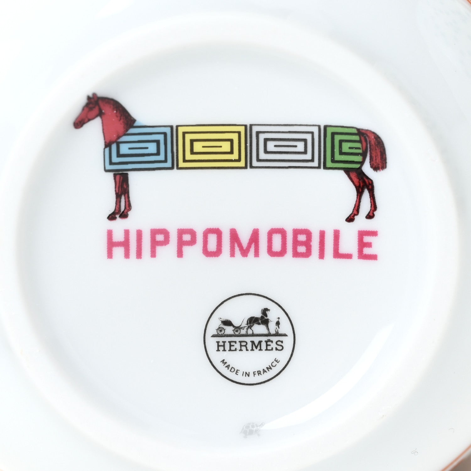 Hermes Porcelain Hippomobile Mug Set of 2 7 of 10