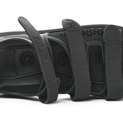 Gucci Rubber Honeycomb Mens Sandals 7 Black 7 of 8