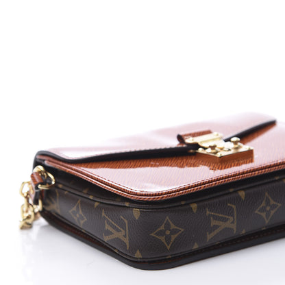Louis Vuitton Shiny Epi Monogram Pochette Metis Mini Brown 7 of 12