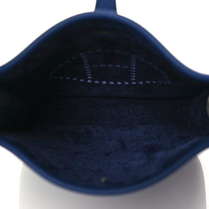 Hermes Taurillon Clemence Amazone Evelyne TPM Blue Saphir Blue Indigo 5 of 10