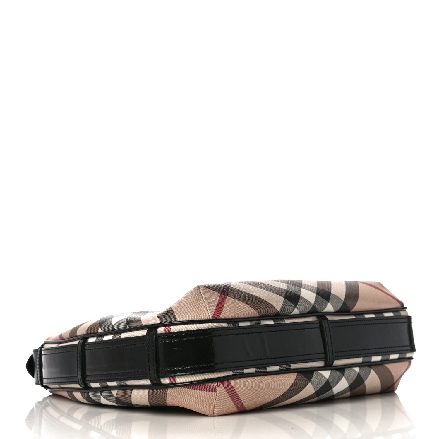Burberry Nova Check Small Barton Hobo Black 3 of 11