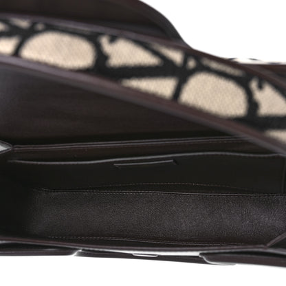 Valentino Garavani Toile Iconographe Goatskin Le Grand Deuxieme Shoulder Bag Naturale Black Fondant 5 of 9