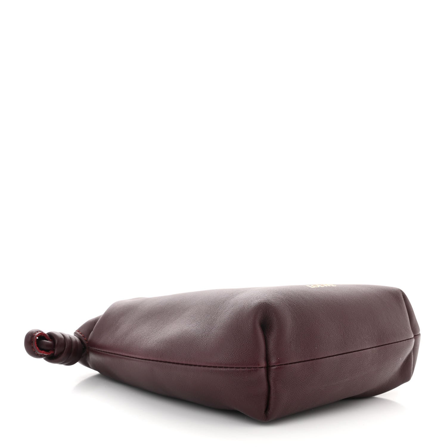 Loewe Mellow Nappa Donut Chain Mini Flamenco Knot Clutch Dark Burgundy 4 of 10