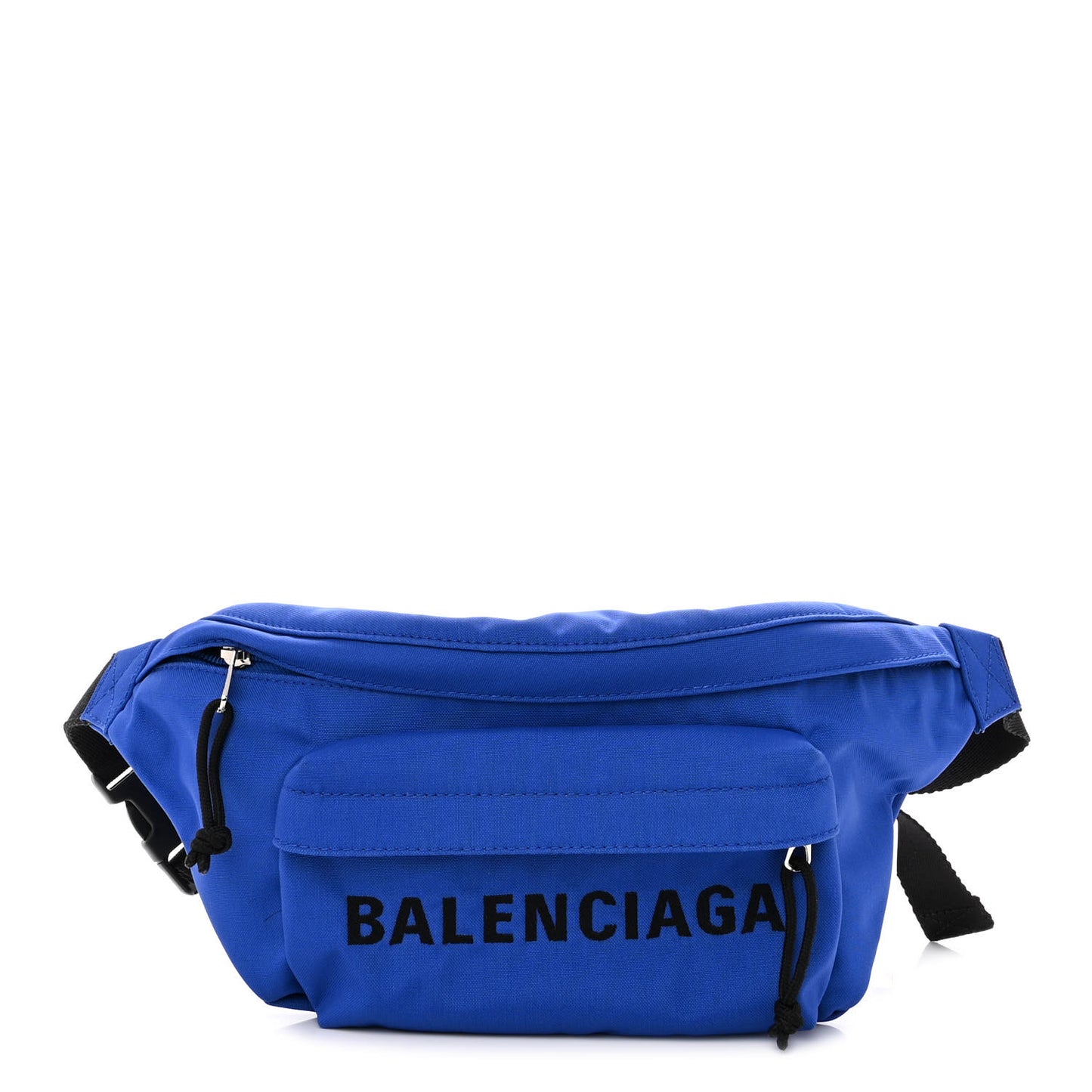 Sport Nylon Logo Embroidered Wheel Beltpack Electric Blue Black