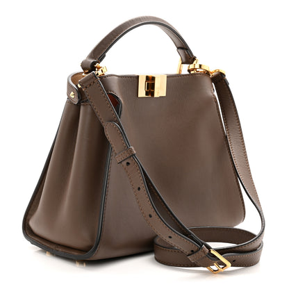 Fendi Vitello Tahiti Burro Bi-Color Medium Peekaboo Iconic Essentially Satchel Maya Camelia Confetto 3 of 10