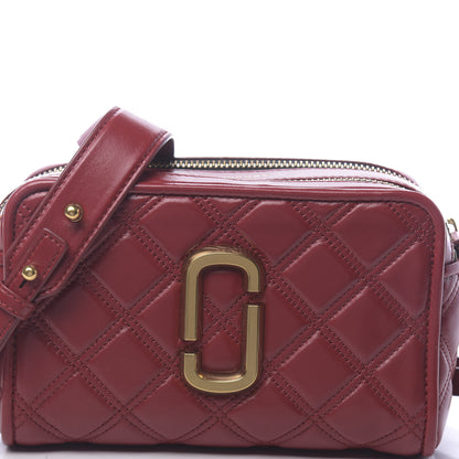 Marc Jacobs Calfskin Quilted The Softshot 21 Bag Red 10 of 10
