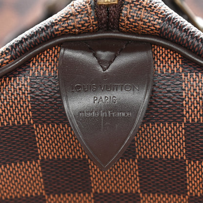 Louis Vuitton Damier Ebene Speedy 30 5 of 16