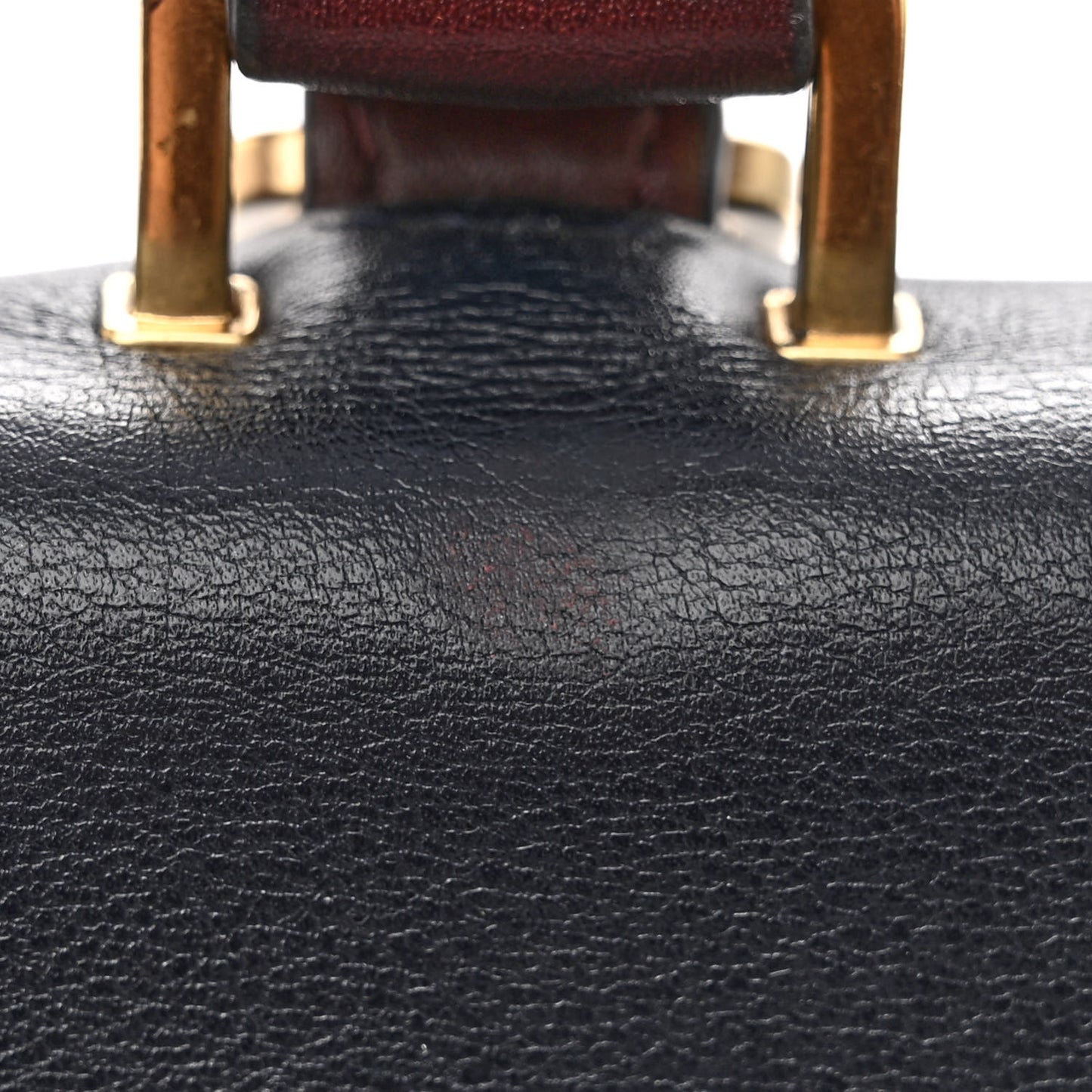 Calfskin Suede Tri-Color Medium Trapeze Burgundy