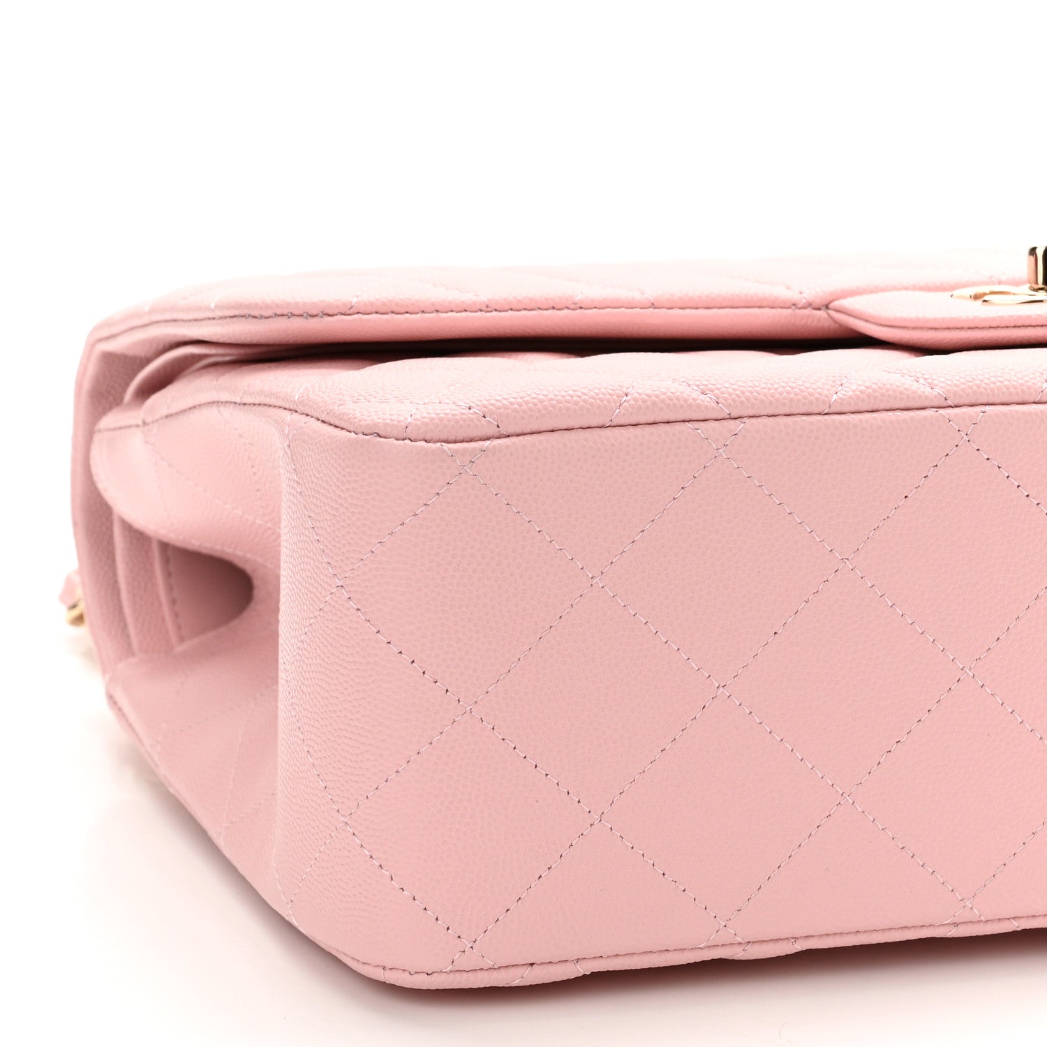 Chanel Caviar Quilted Jumbo Double Flap Light Pink 8 of 10