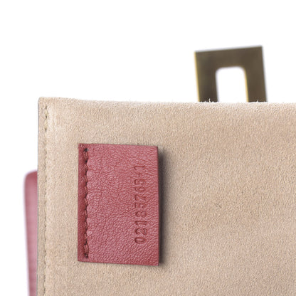 Chloe Calfskin Quilted Mini Drew Bijou Shoulder Bag Dahlia Red 9 of 10