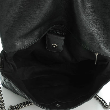 Chanel Calfskin Quilted Couture Messenger Black 5 of 7