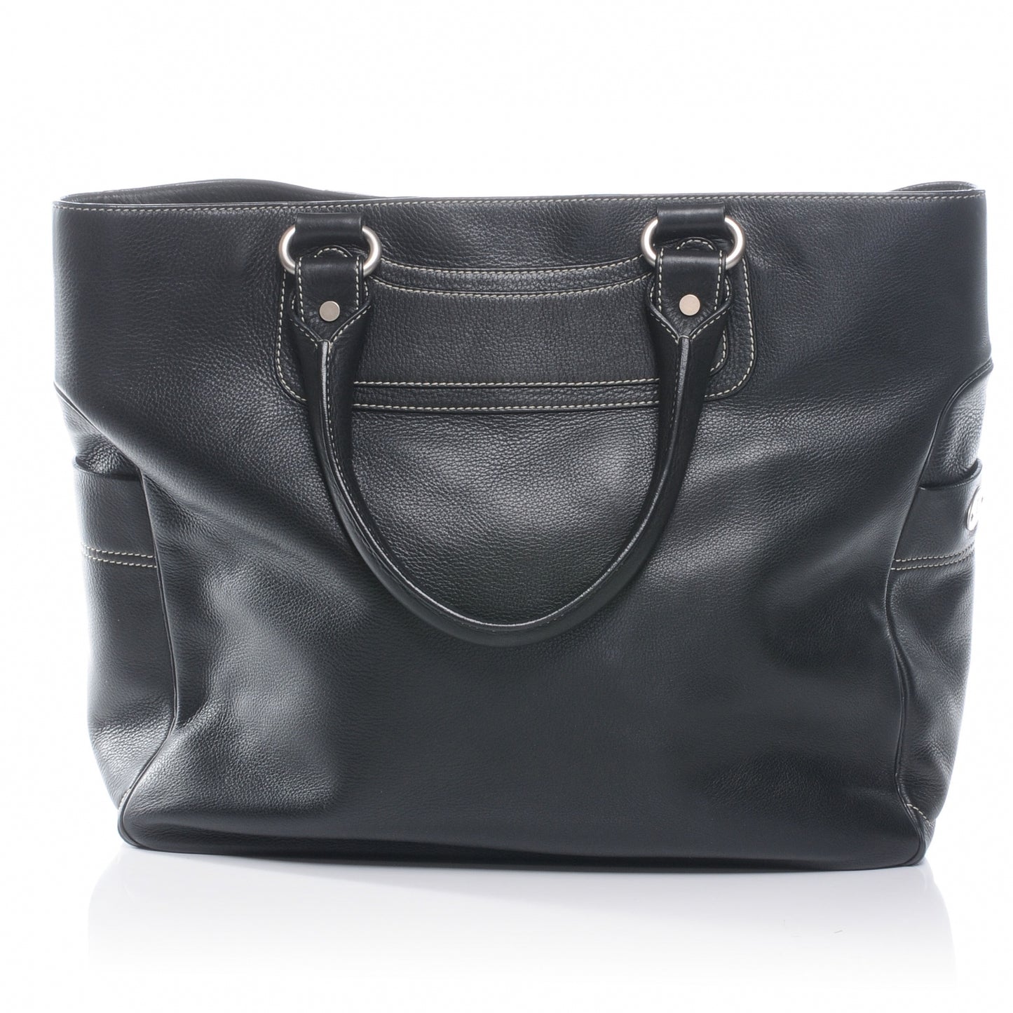 Leather Boogie Tote Black