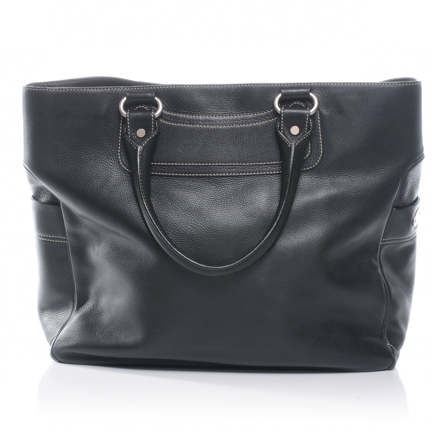 Celine Leather Boogie Tote Black 1 of 8