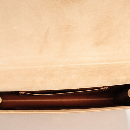 Saint Laurent Patent Calfskin Large Belle De Jour Clutch Nude 5 of 7