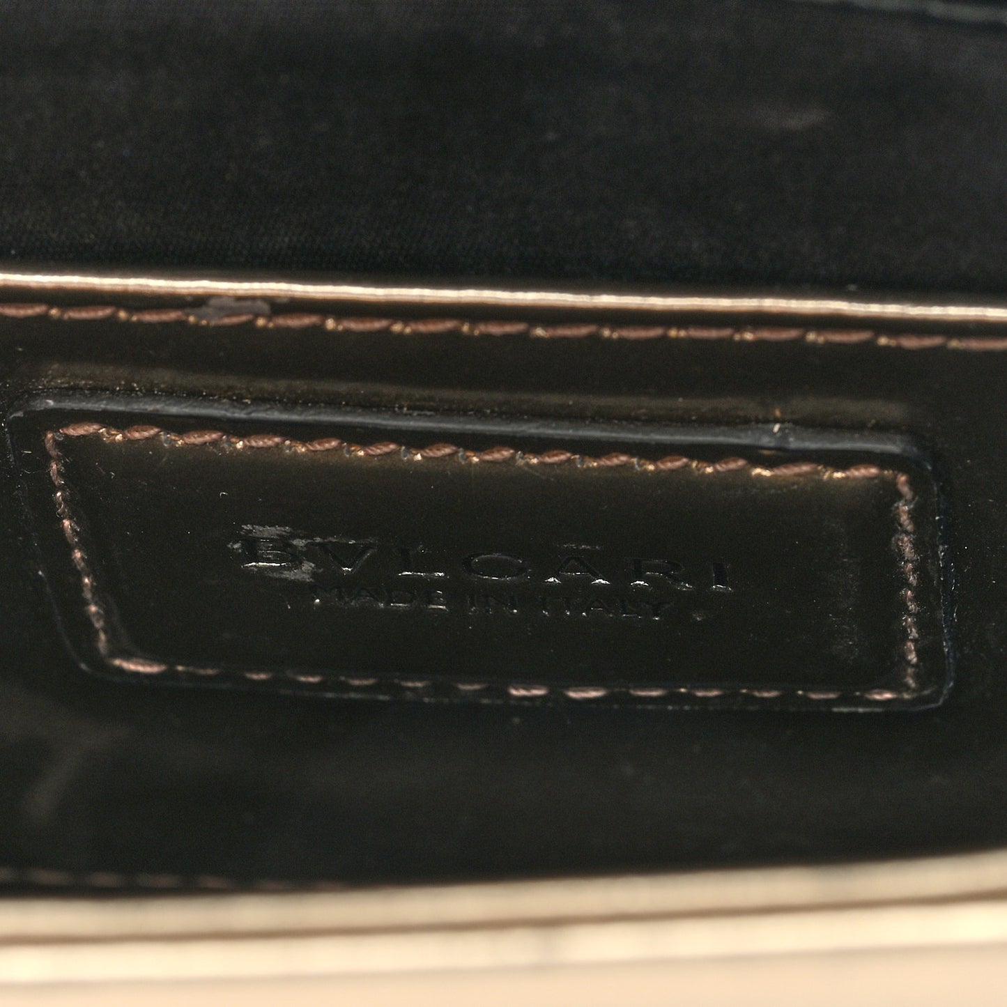 Metallic Calfskin Small Serpenti Forever Snake Strap Crossbody Bag Bronze