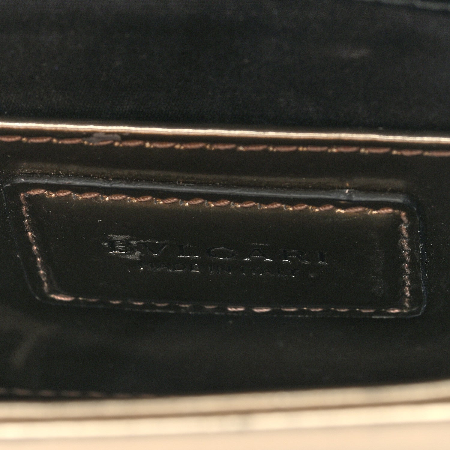 Bulgari Metallic Calfskin Small Serpenti Forever Snake Strap Crossbody Bag Bronze 6 of 10