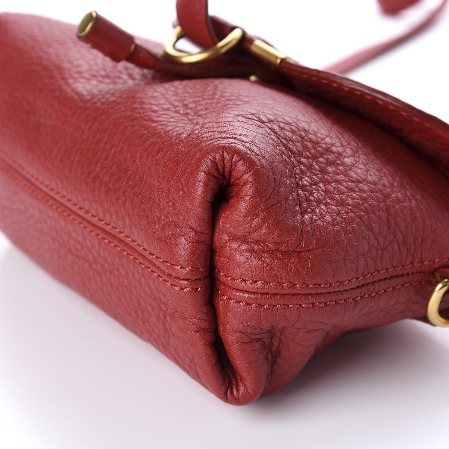 Chloe Calfskin Marcie Pochette Crossbody Bag Poppy 7 of 9
