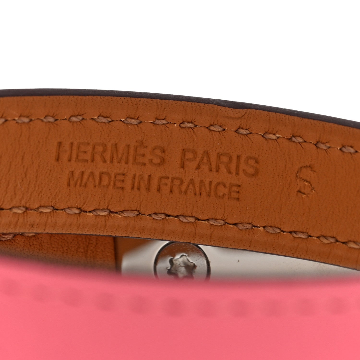 Hermes Swift Rivale Double Tour Bracelet S Rose Azalee 4 of 5