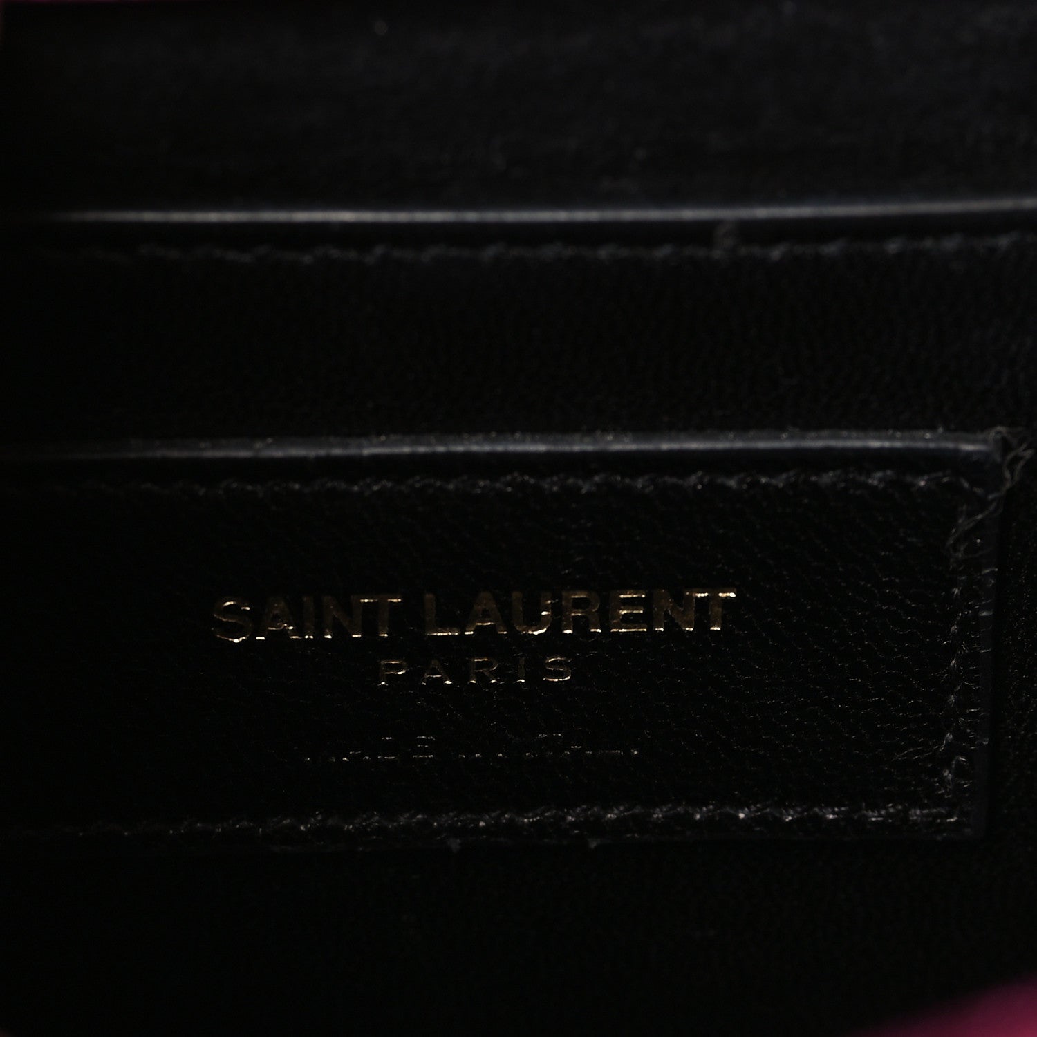Saint Laurent Metallic Calfskin Small Classic Monogram Kate Satchel Fuchsia 6 of 9