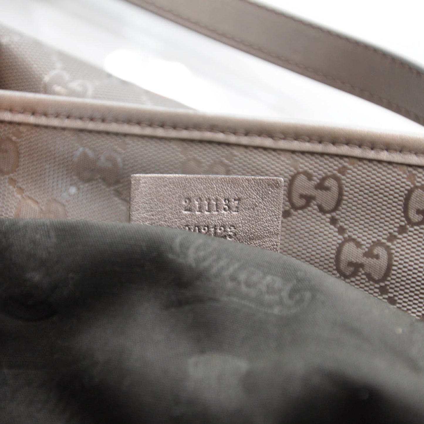 Imprime Monogram Medium Zippered Shopping Tote Mauve