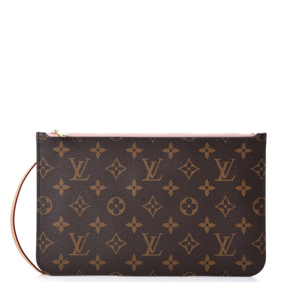 Louis Vuitton Monogram Neverfull MM GM Pochette Rose Ballerine 1 of 7