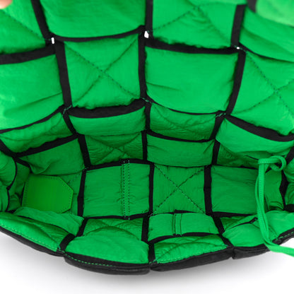 Bottega Veneta Nylon Intrecciato Padded Tech Cassette Bag Black Green 6 of 13